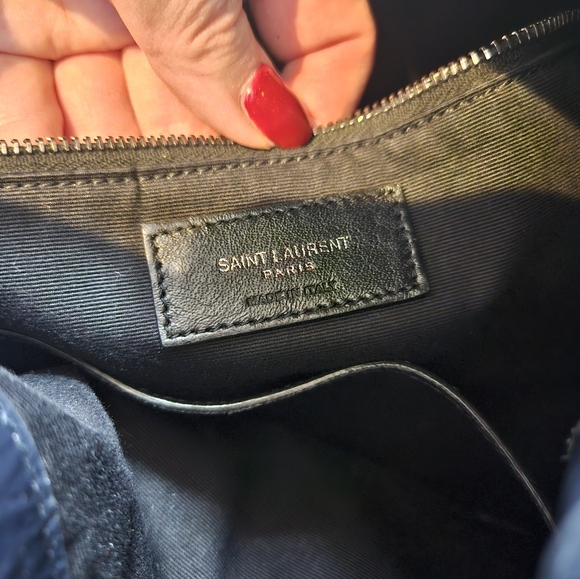 Saint Laurent Niki Shopping Tote Matelasse Chevron Leather Medium - Picture 11 of 12